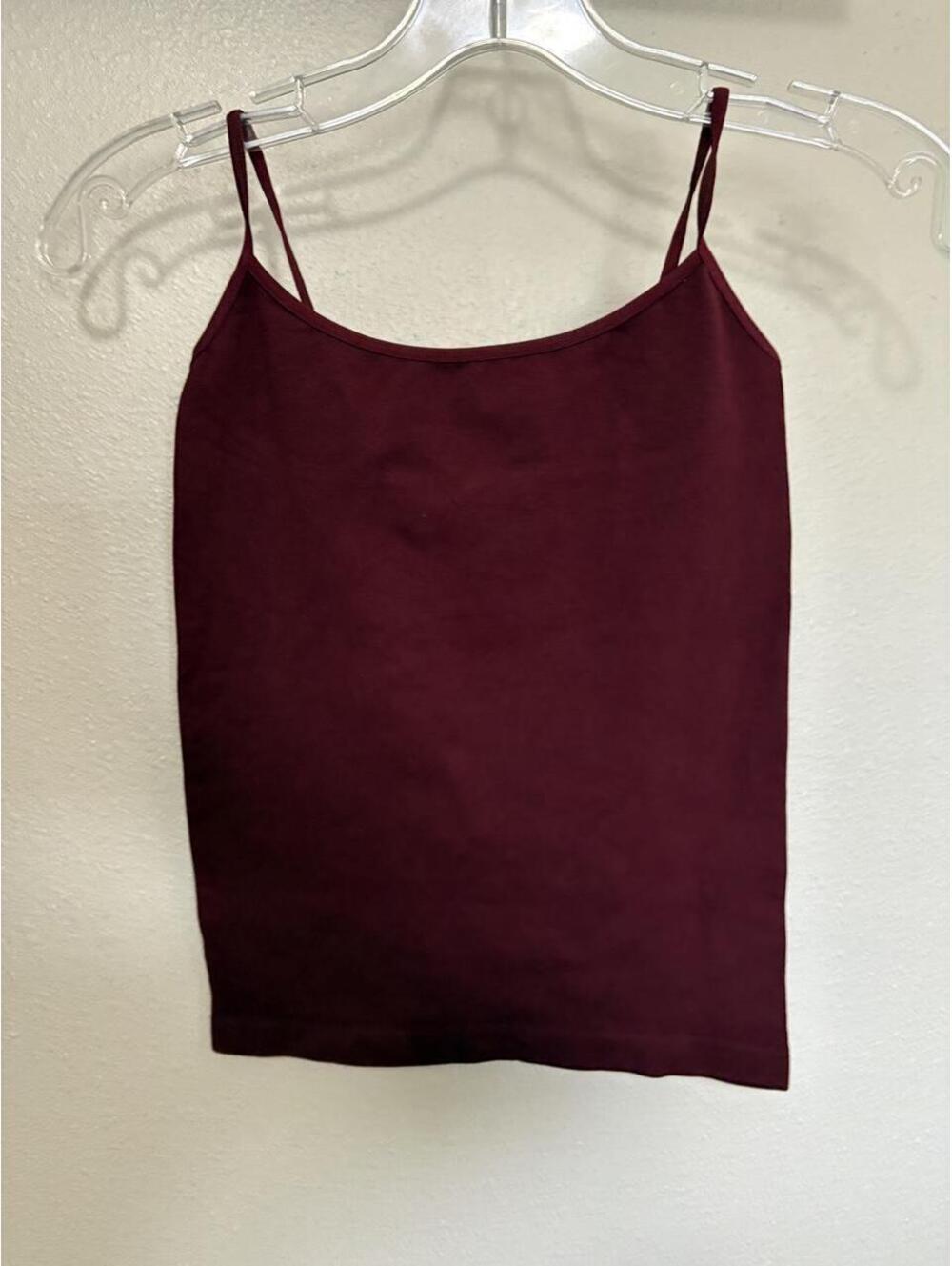 Wet Seal Burgundy Polyamide & Spandex Women's Tank Top S/M New with Tags